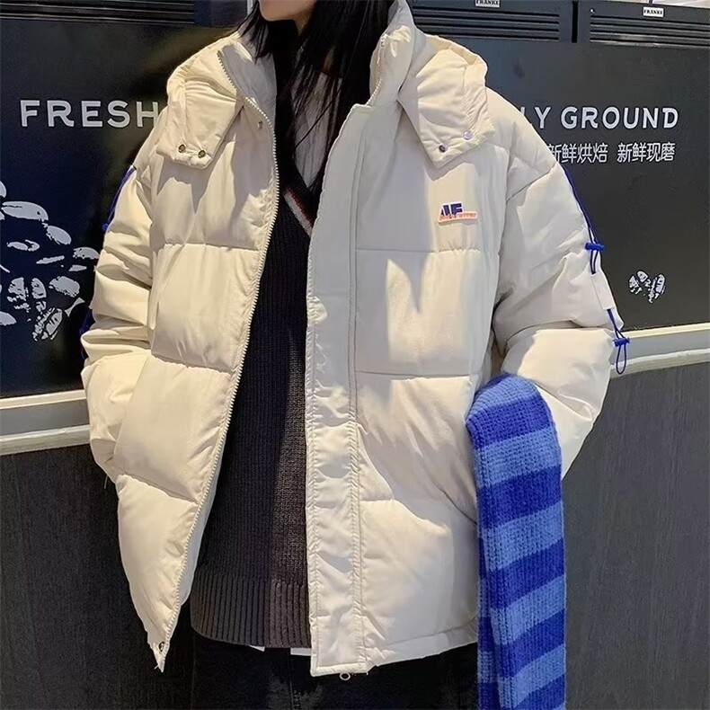 冬装连帽棉服男宽松面包服情侣韩版加厚保暖棉衣外套M530,男装棉衣,星座1116A-1（原606A）