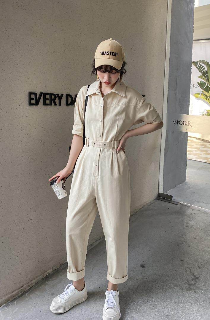 夏季新品牛仔连体裤热销款，女装连体裤，迈裳亿