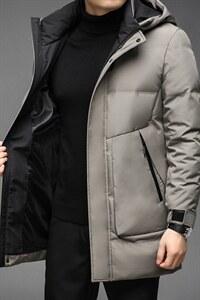 QLM-F860冬季男士羽绒服保暖外套修身潮流帅气P323图片