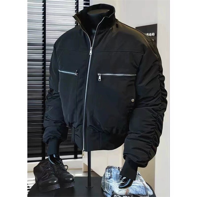 网图 BOMBER弯道廓形棉服短款棉衣DY2478-P110  夹克DY2476-P90图片