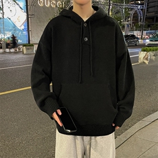 针织衫男女韩版潮流高街宽松连帽2024秋冬新款ins毛衣MZ455-P58，男装针织衫/毛衣，星座412-2