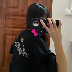 万针全刺绣工艺抖音得物高品质260克重磅纯棉双纱美式高街短袖T恤，男装T恤，电商A486
