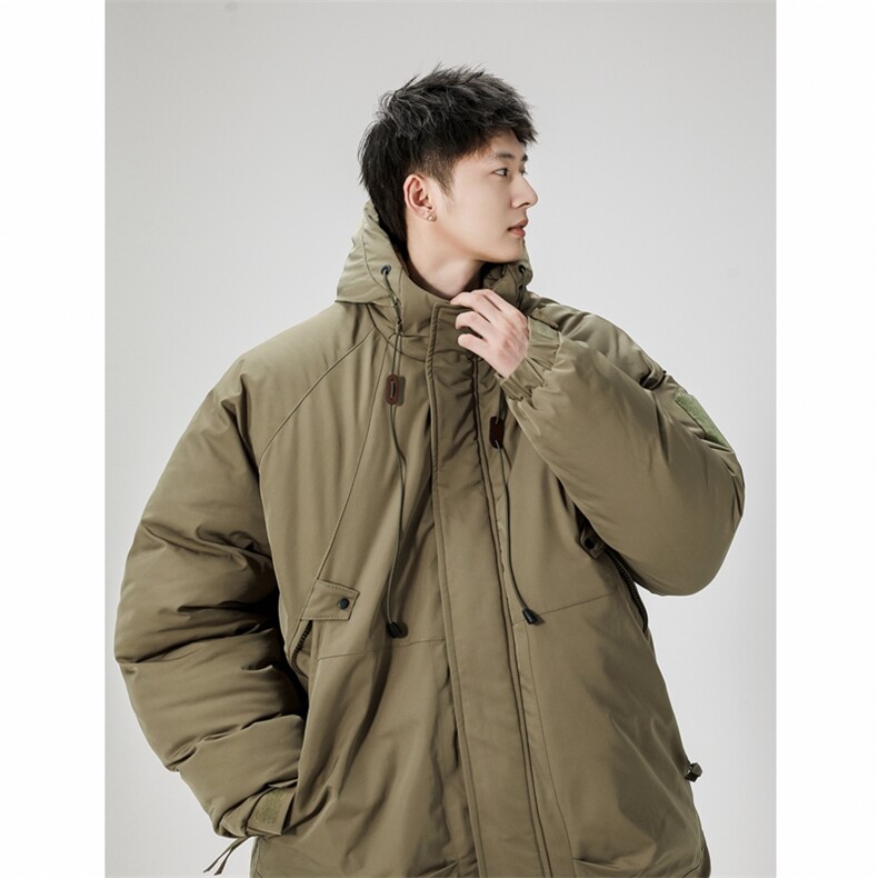 冲锋衣男羽绒棉服冬季轻薄机能风工装外套加厚痞帅棉衣M0785-P120,男装棉衣,星座308B-2