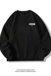 华夫格卫衣圆领卫衣长袖t恤男外套白底HW76248-P30加绒款P40图片
