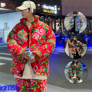 MY203保暖防寒面包服棉衣外套新中式表演出团队服男女大码棉袄潮图片