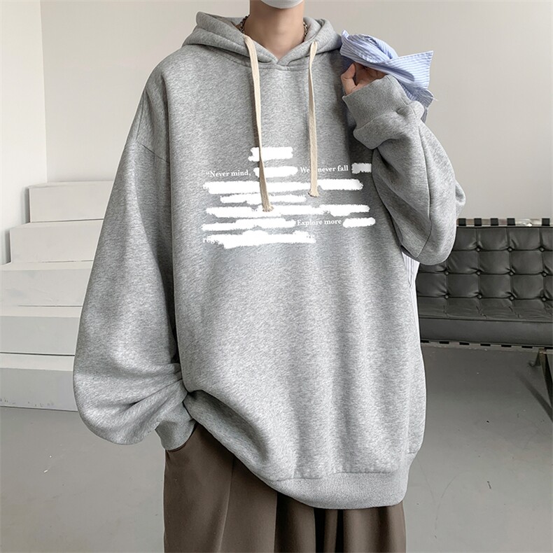 连帽卫衣男大码胖子帽衫大号运动服WY2445-P35,男装卫衣,电商A040