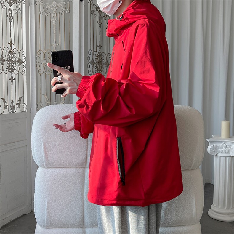 特P65春装登山服大码男装工装夹克外套图片