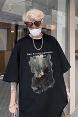 纯棉印花T恤XT5539-TP25控价38美式复古印花潮流青少年短袖T恤，男装T恤，电商A102-1