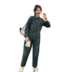 春秋季牛仔连体裤女，女装连体裤，浙宝069