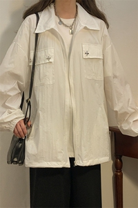 1中性工装大口袋大码M-5XL黄灯外套户外潮牌防晒服FS77006P50控78图片