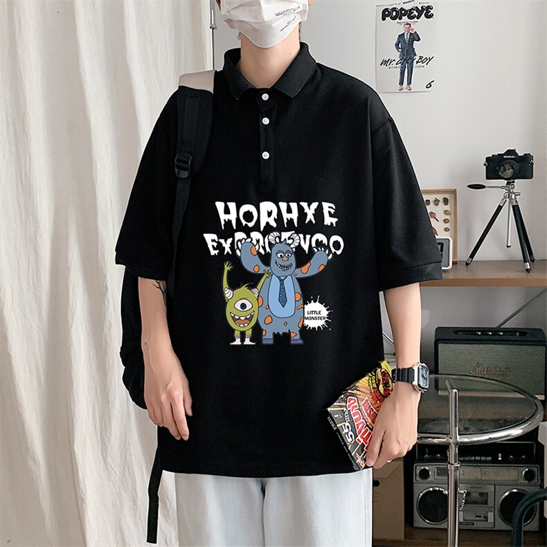 PL57048-P35翻领短袖polo衫男大码胖子半袖t恤男有领保罗衫模特,男装Polo衫,电商A040