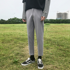 九分裤浅灰色