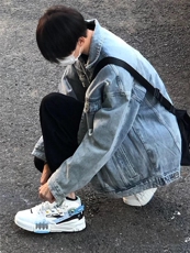 秋季牛仔外套男潮流夹克男外套休闲中性百搭上衣JK611-P60，男装工装外套，电商D202