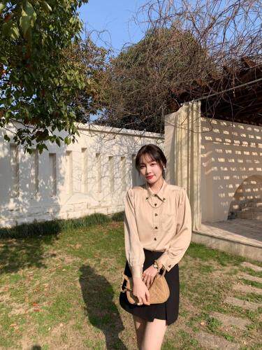 《现货》气质款衬衫仿真丝面料，女装衬衫，CL.chuling