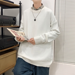 主推现货毛衣男圆领纯色休闲量大有差价A161-2-M001-P35
