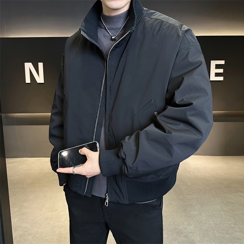 90新标立领羽绒服加厚重工保暖宽松百搭外套YR1111-P259,男装羽绒服,电商D342