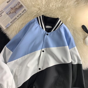 2025春装夹克速干薄款撞色外套休闲运动夹克上衣D201-DM97-P65图片