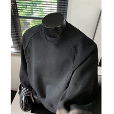 假模图重磅套头罗纹格子拼接卫衣情侣短款外套男H1132特P55，女装短外套，电商A341