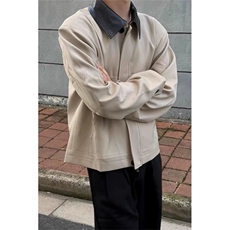 美式复古底特律工装夹克男春季宽松撞色翻领休闲外套潮J2597，男装夹克，星座1116A（原606A-3）