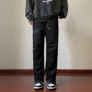 美式机能风冲锋裤男春秋季工装拉链裤子运动高街休闲长裤-AK294图片