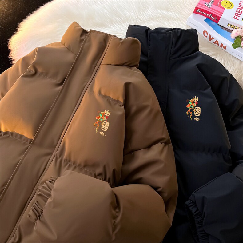 现货抖音得物可供视频冬季三防加厚羽绒棉衣外套面包棉服81159，男装棉衣，电商A486