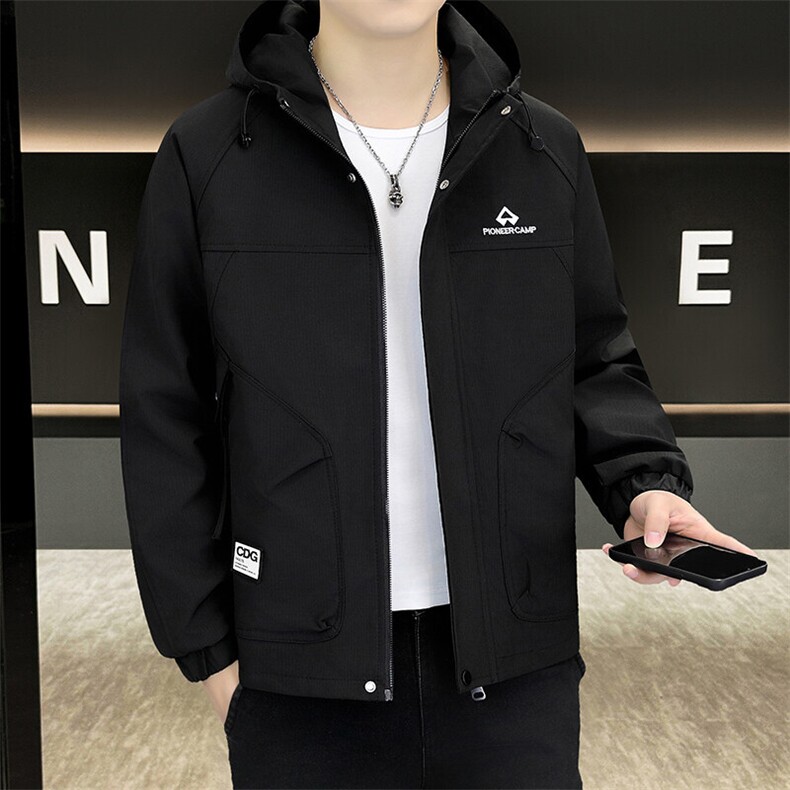 春季新款男士外套青年连帽百搭潮流帅气工装夹克YS9938-P95,男装夹克,星座1105-3