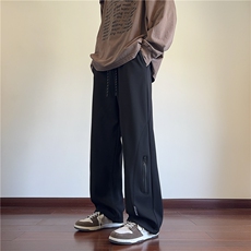 抖音品质港风秋季新款简约宽松百搭休闲卫裤B315-K24003-p50控68，男装休闲裤，电商B315