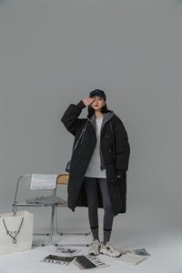 (现货)2021订单款带帽两用长羽绒图片