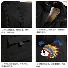 MJ47196-P80棉马甲男士大码加厚棉背心男坎肩男砖墙，男装背心/马甲，电商A040A