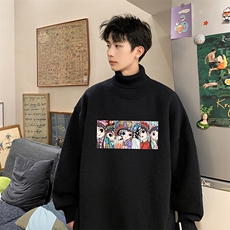 控68高领毛衣男士大码内搭毛线衣男GM45250-P45加绒款-P65，男装针织衫/毛衣，电商A040