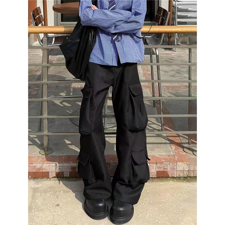 W10299-P60网图现货美式休闲大口袋宽松机能休闲裤，男装休闲裤，星座1608