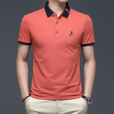 2026夏季休闲时尚Polo衫男短袖夏季青年百搭T恤男上衣QP8835-P53，男装T恤，星座1105-3