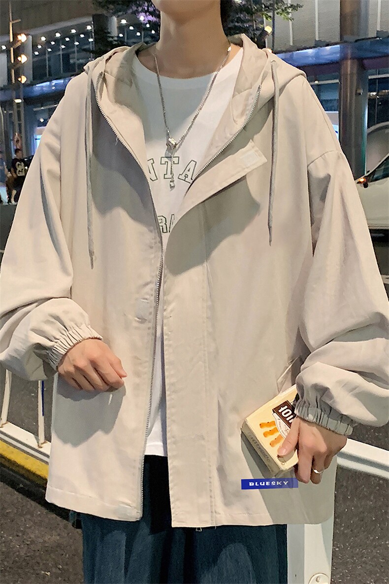 JK41202-P85加棉款-P115纯棉连帽夹克男士大码工装夹克男外套男,男装夹克,电商A040