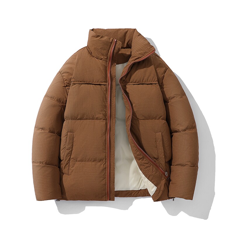 新标90白鸭绒简约休闲立领外套纯色加厚羽绒服ESY0212-P210图片