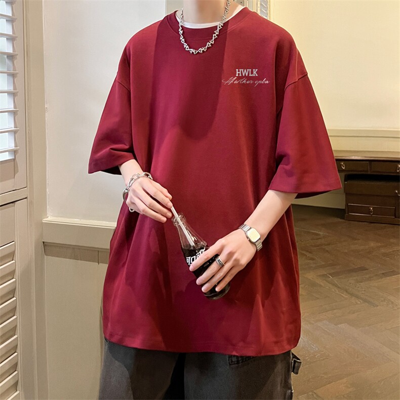 230g重磅纯棉!夏季短袖t恤男半袖男NT142-P25,男装T恤,电商B367