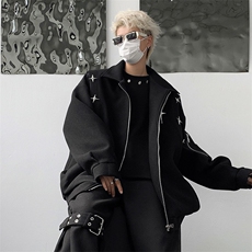 男装呢料夹克2026秋冬季新款毛呢大衣男生外套XZ514-2-F612-P135，男装夹克，星座514-2(原B239)