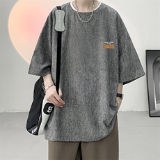 风复古亚麻短袖男棉麻t恤男半袖ZT71350-P35，男装T恤，电商A040