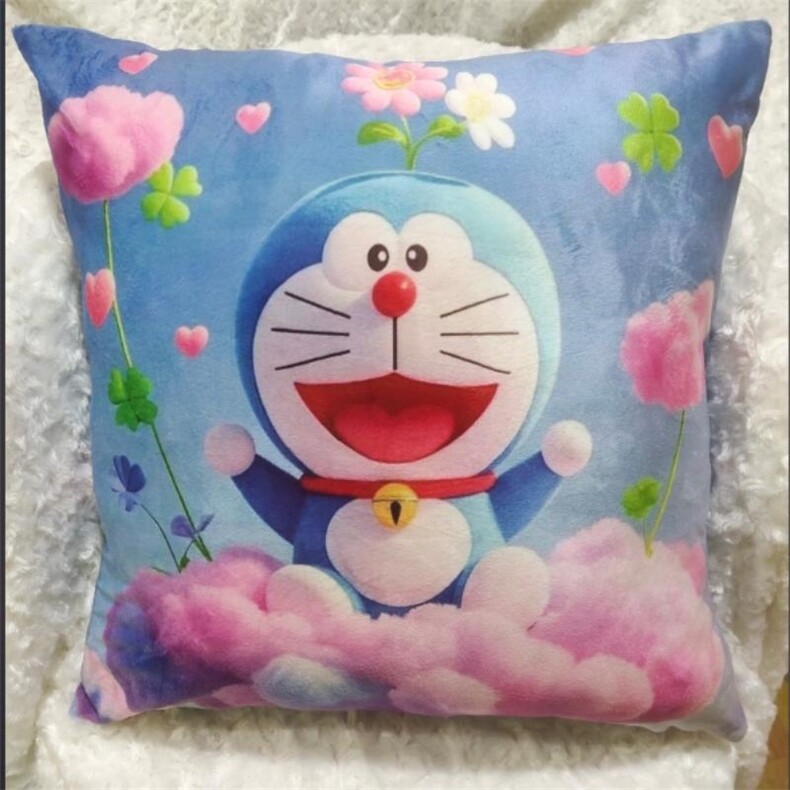 方形抱枕（带内胆）坐垫，嘉然毛绒玩具