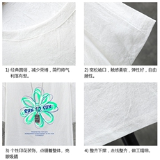YT26170-P30亚短袖t恤男大码五分袖男宽松七分袖展架，男装T恤，电商A040A