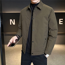 新标简约风羽绒服新贵轻奢老钱风男士外套数据款现货Y967-P165，男装羽绒服，电商A237
