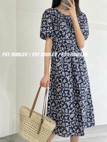 新款碎花连衣裙，女装连衣裙，FST