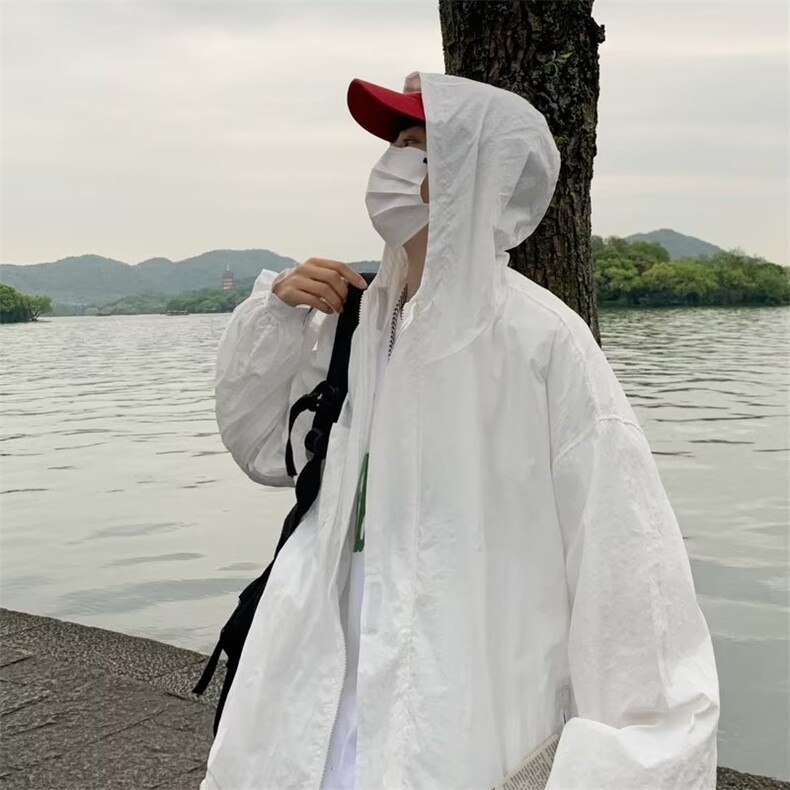 防晒衣男超薄透气夏季外套潮流学生宽松帅气情侣夹克衫F881-P38,男装防晒衣,星座1109-3