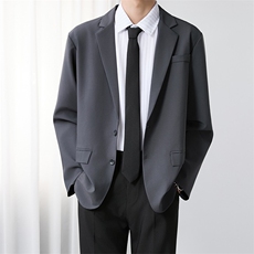 红色商务休闲正装西装男士新郎结婚礼服演出西服外套W6868-P50，男装西服套装，星座412-3