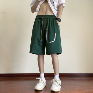 印花五分裤男夏季男士直筒运动裤K23821-p22图片