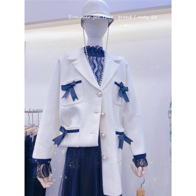 现货蝴蝶结水晶貂外套，其它，CHERRY·印