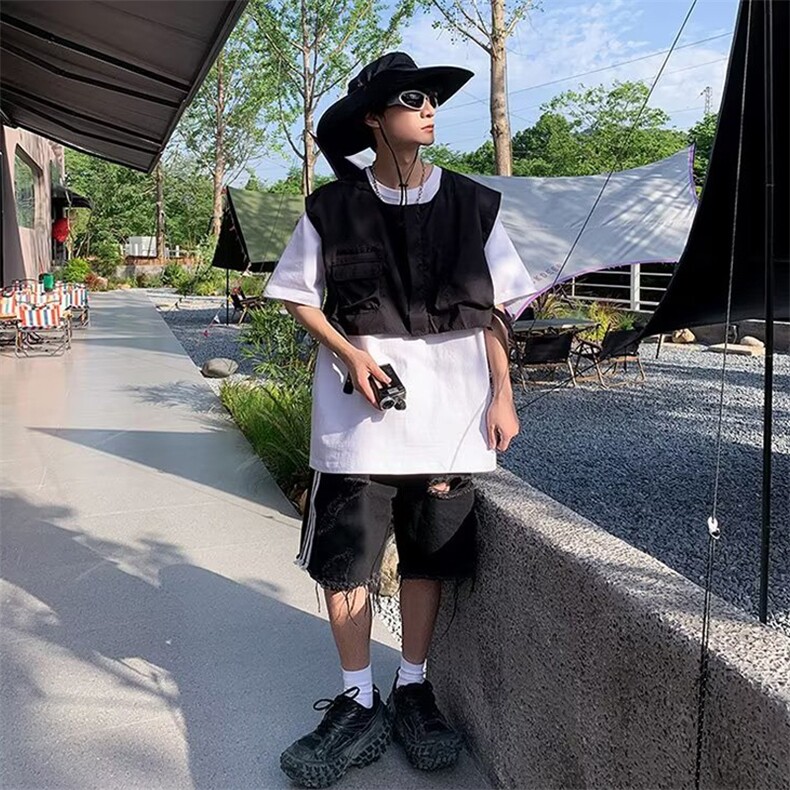 男夏季百搭潮流时尚背心P30,男装背心/马甲,星座1116-2