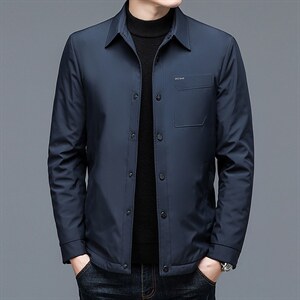 中年男新款冬季加厚棉服爸爸冬装短款棉衣外套 ZL9143-P185图片