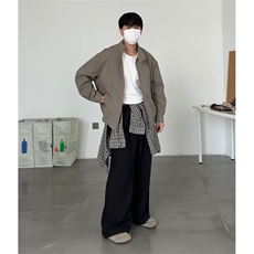 立领夹克男生2025春季新品韩系百搭宽松休闲潮流上衣外套JKN37，男装夹克，星座516A