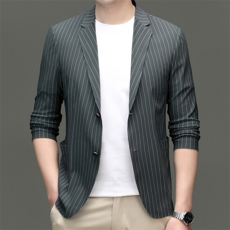 R-XF1009男式春秋新款长袖简约西服休闲商务便服西装单西图片