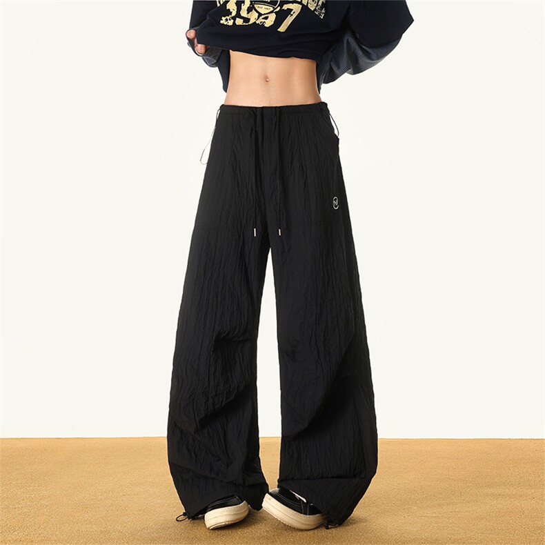 8XL-M新款速干肌理感直筒工装裤男宽松早秋休闲裤阔腿裤K9172P68,男装工装外套,电商D206-1